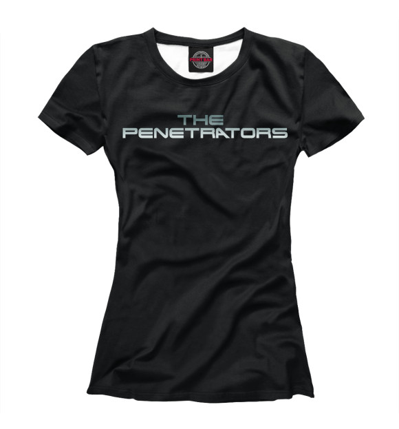Женская футболка с изображением Kris The Penetrators цвета Белый