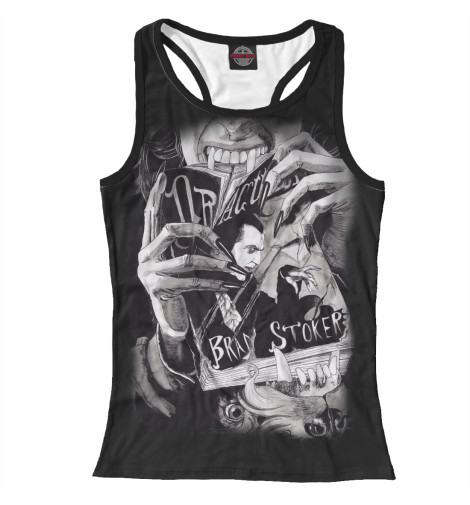 

Майки борцовки Print Bar, Белый, Bad Bram Stoker