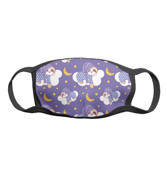 Маска тканевая с притом Сон ленивца цвета Белый Маска тканевая с изображением Сон ленивца цвета Белый