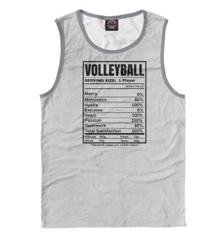 Volleyball Nutrition Facts