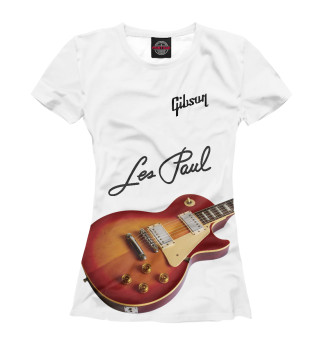 Женская футболка Les Paul Gibson