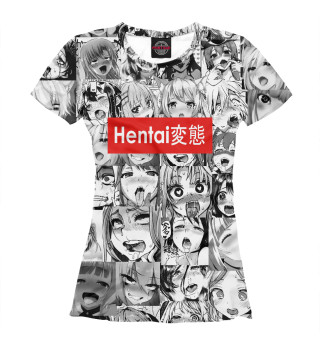 Женская футболка Hentai