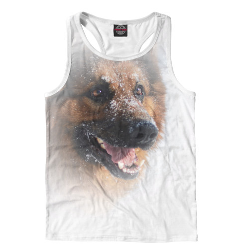 

Майки борцовки Print Bar, Белый, Овчарка