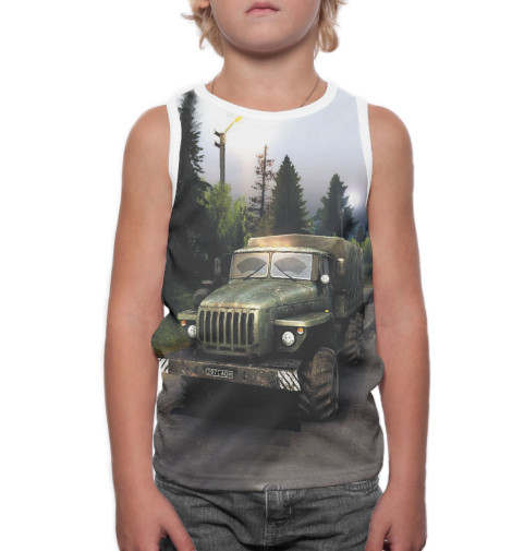 

Майки Print Bar, Белый, Spintires