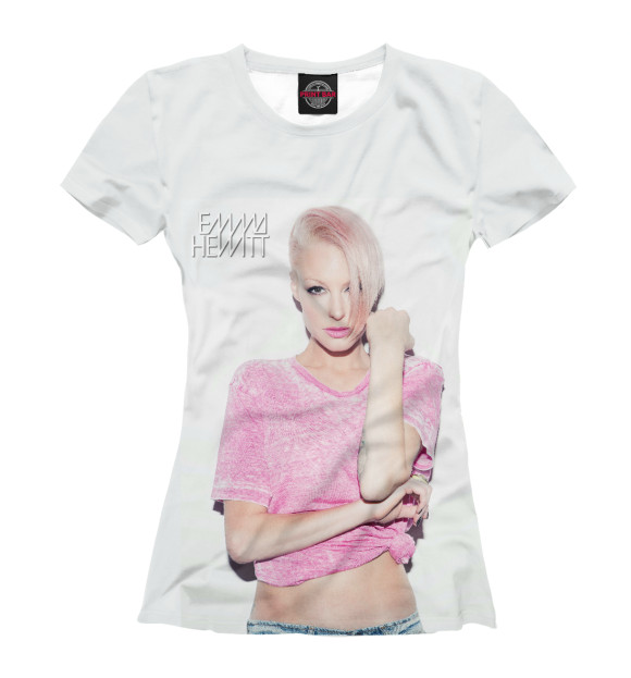 Футболка для девочек с изображением Emma Hewitt цвета Белый