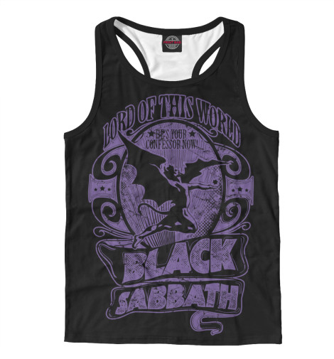 

Майки борцовки Print Bar, Белый, Black Sabbath