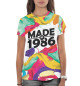 Женская футболка Made in 1986