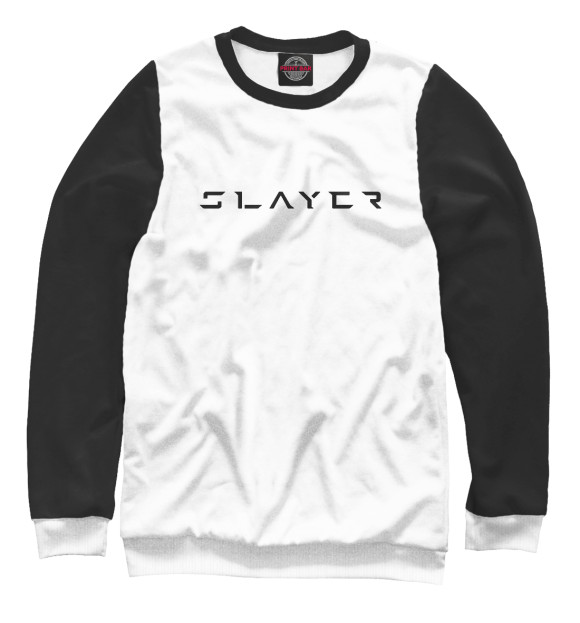 Свитшот для девочек с изображением Slayer цвета Белый