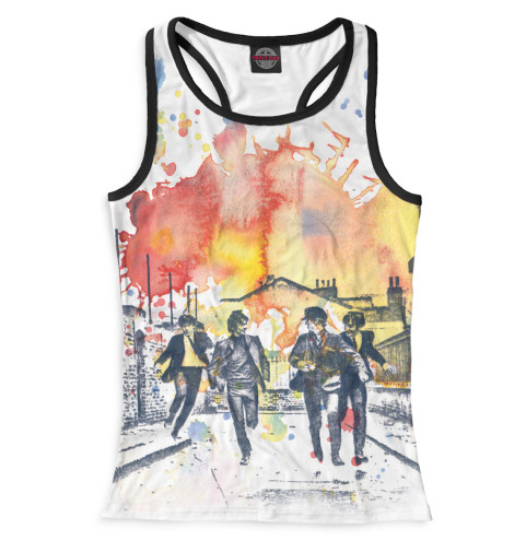 

Майки борцовки Print Bar, Белый, The Beatles