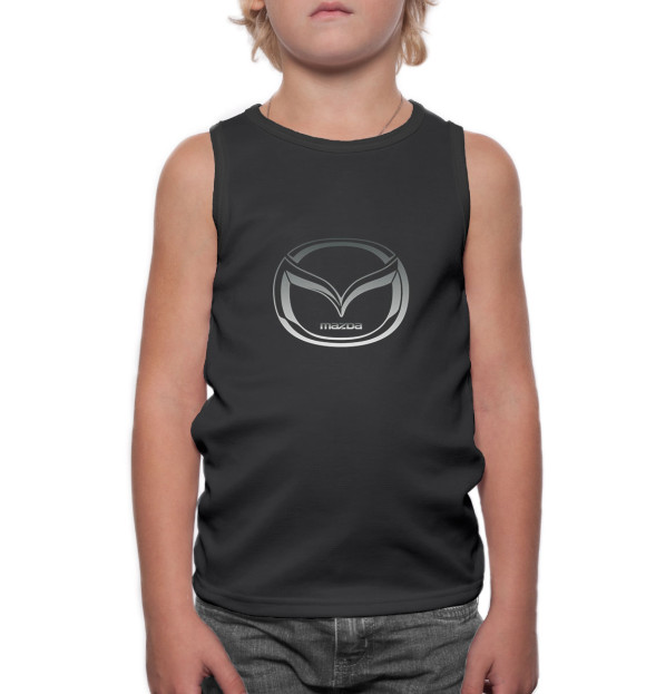 Майка для мальчика с изображением Mazda цвета Белый