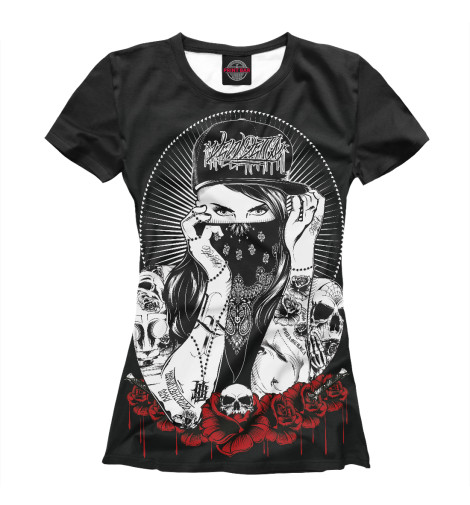 

Футболки Print Bar, Белый, Бандитка