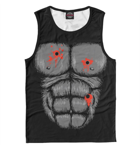 

Майки Print Bar, Белый, Горилла