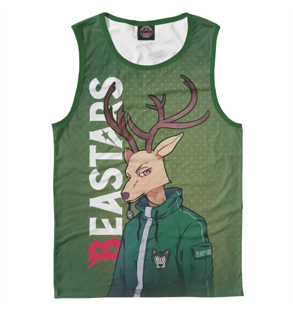 Майка для мальчика с изображением BEASTARS цвета Белый