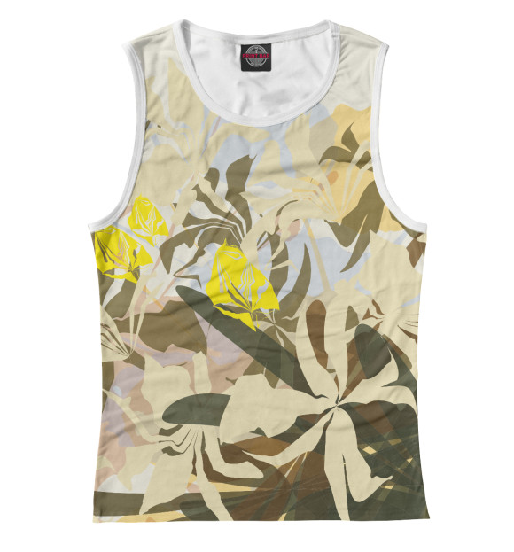 Женская майка с изображением МакКенза цвета Белый