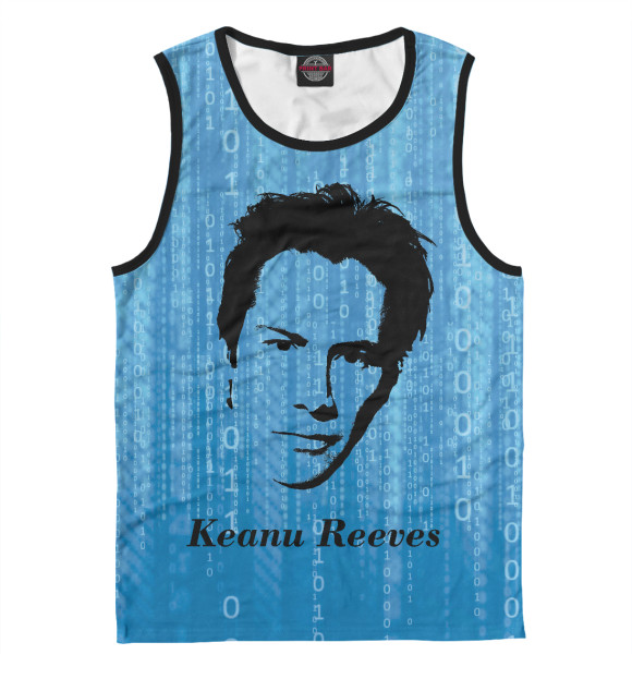 Майка для мальчика с изображением Keanu Reeves цвета Белый
