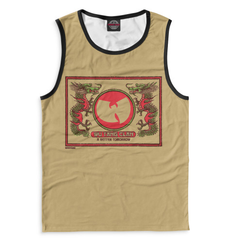 

Майки Print Bar, Белый, Wu-Tang Clan