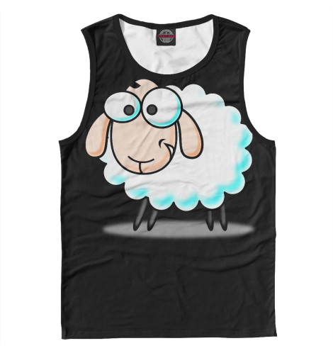 

Майки Print Bar, Белый, Овечка