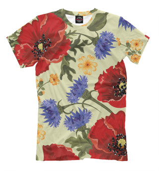 Мужская футболка Summer Flower