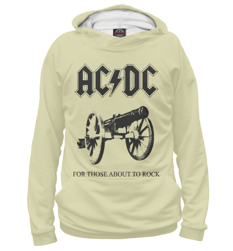 

Худи Print Bar, Белый, AC/DC