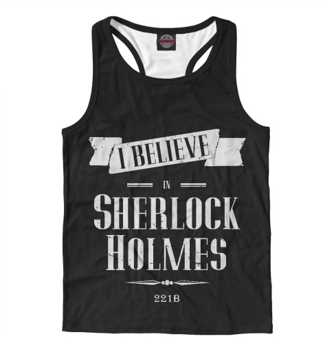 

Майки борцовки Print Bar, Белый, Sherlock