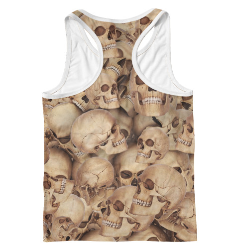 

Майки борцовки Print Bar, Белый, Death's head