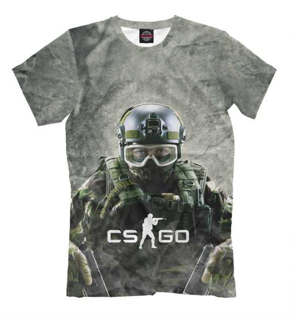 Футболка для мальчиков с изображением CS GO цвета Белый
