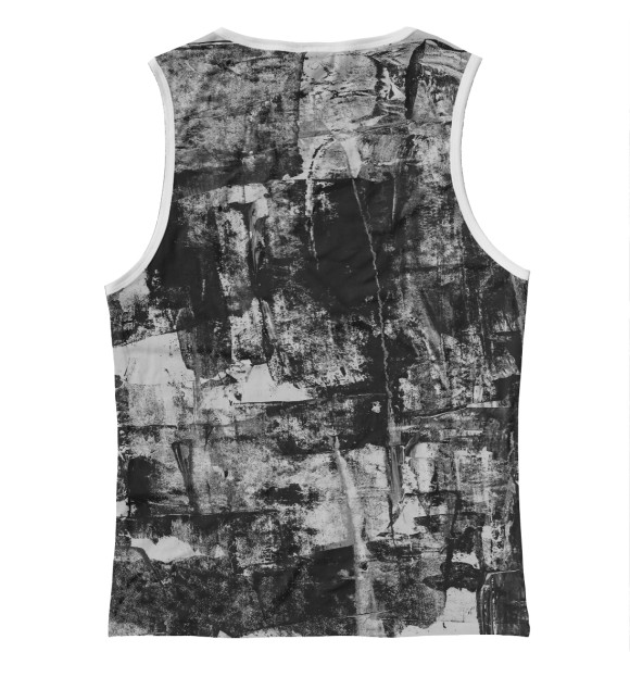 Женская майка с изображением Gray color цвета Белый
