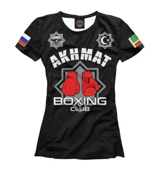 Женская футболка Akhmat Boxing Club