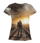 Женская футболка Metro 2033 постапокалипсис