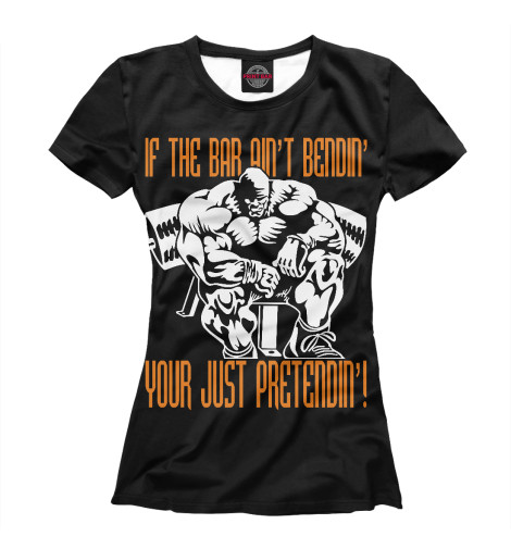 

Футболки Print Bar, Белый, Качок