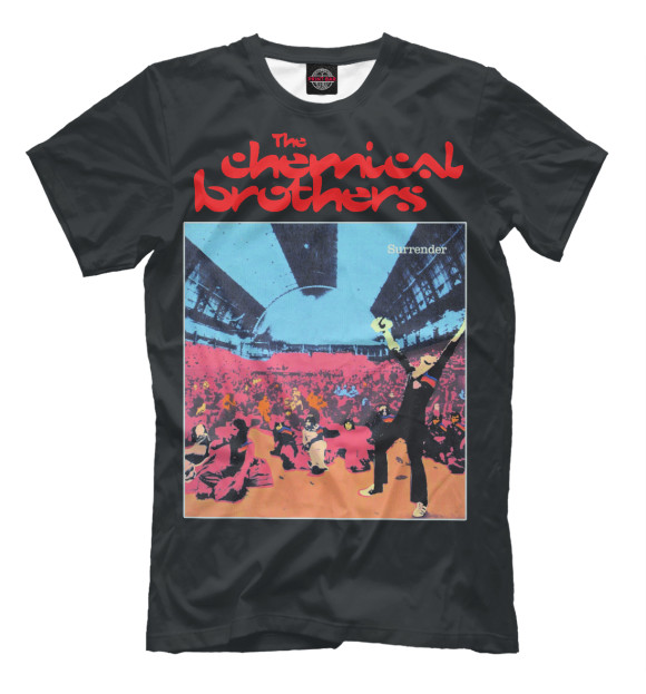 Мужская футболка с изображением The Chemical Brothers цвета Черный