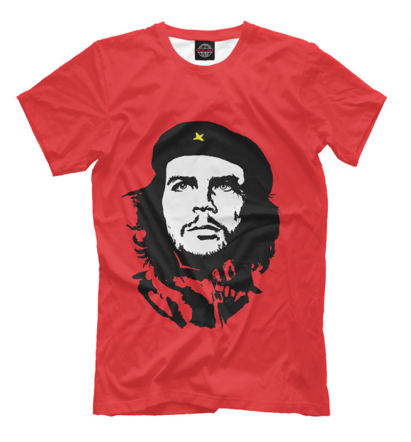 Мужская футболка с изображением Че Гевара цвета Белый