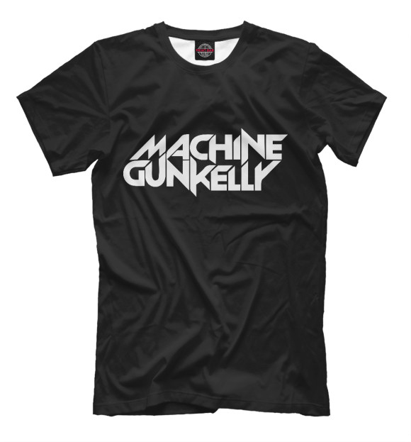 Мужская футболка с изображением Machine Gun Kelly цвета Белый