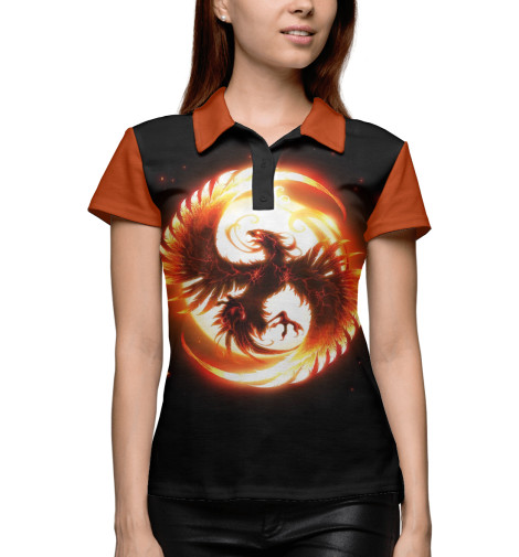 

Поло Print Bar, Белый, Феникс