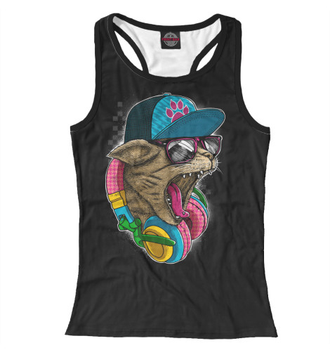 

Майки борцовки Print Bar, Белый, Cool Cat