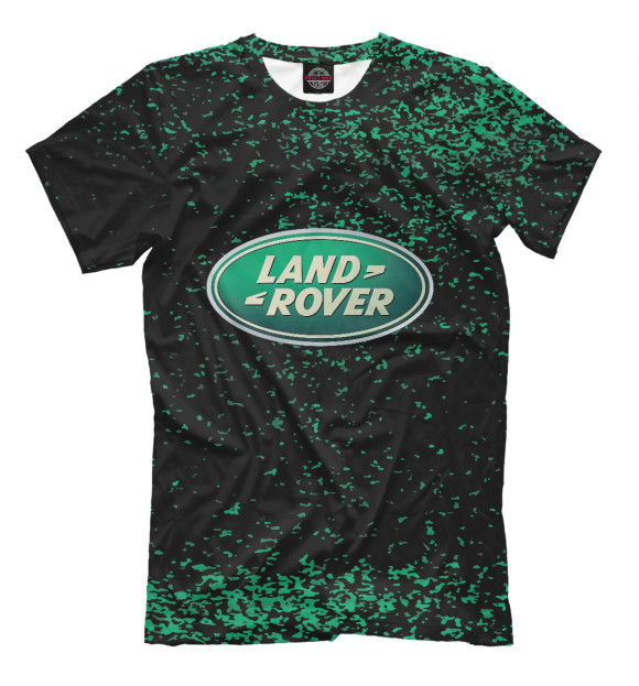Мужская футболка с изображением Land Rover цвета Белый