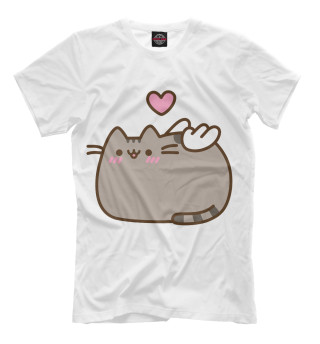 Мужская футболка love pusheen