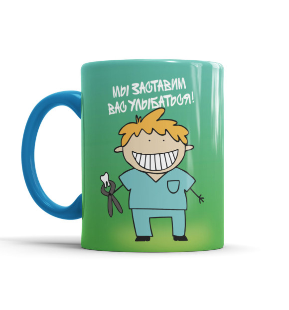 Кружка «Стоматолог» — кружка с принтом, магазин Print Bar