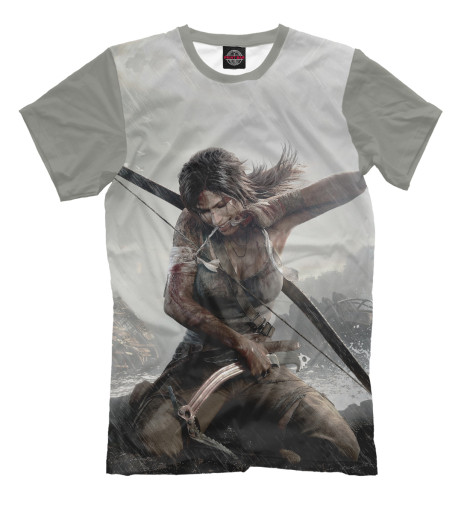 

Футболки Print Bar, Молочно-белый, Tomb Raider
