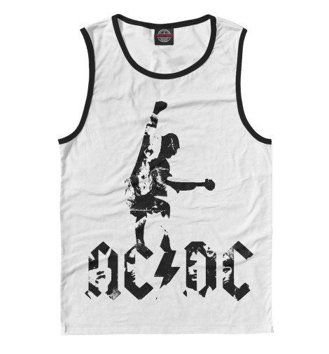 

Майки Print Bar, Белый, AC/DC