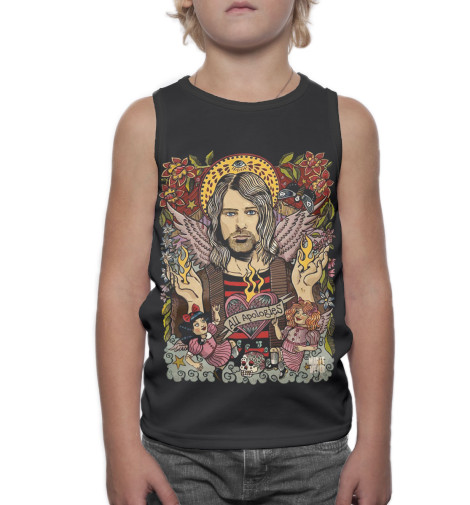 

Майки Print Bar, Белый, Kurt Cobain