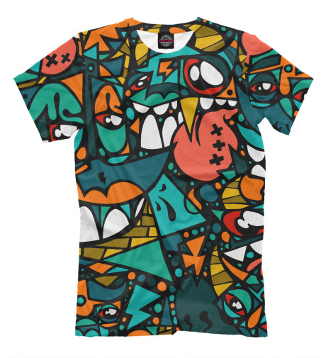 

Футболки Print Bar, Молочно-белый, Psychedelic