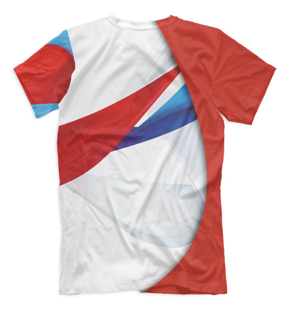 Мужская футболка с изображением Сборная России цвета Белый