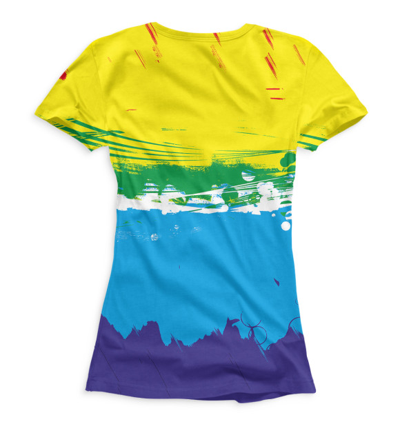 Женская футболка с изображением I Love Graphic Design цвета Белый