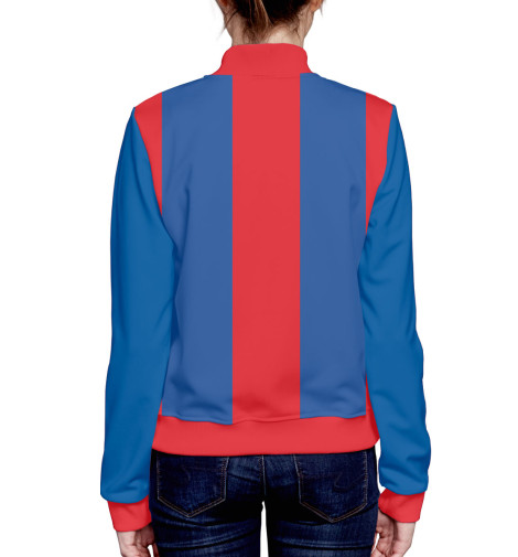 

Бомбер Print Bar, Белый, Форма FCB