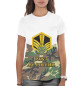Женская футболка Войска РХБЗ