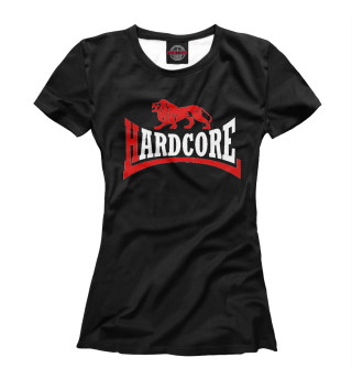 Женская футболка Hard Core Lion Black