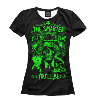 Женская футболка Smart gambler
