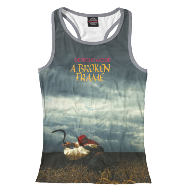 Женская майка-борцовка с изображением A Broken Frame цвета Белый