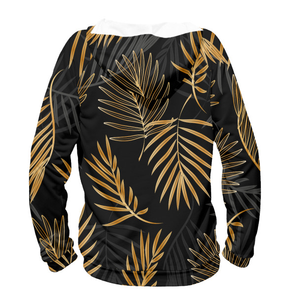 Мужское худи с изображением Tropic цвета Белый